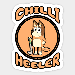 Chilli Heeler Sticker